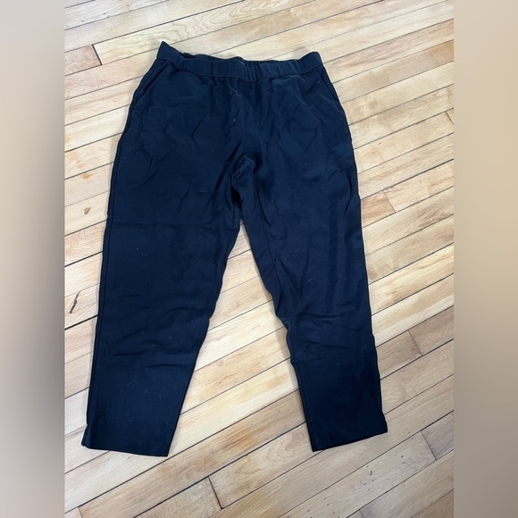 Eileen Fisher black classic leggings pull on pants - Picture 1 of 4